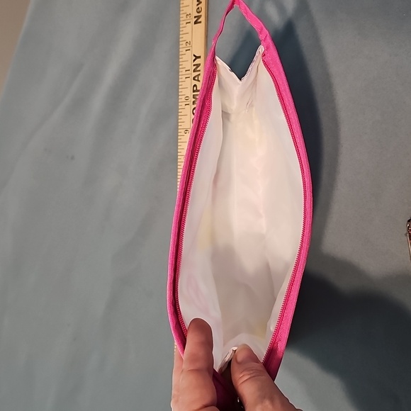 3 for $10 💄Clinique 2-Piece Cosmetic Bag Set 💖 Makeup Graphic Print Pouch New - Picture 4 of 6